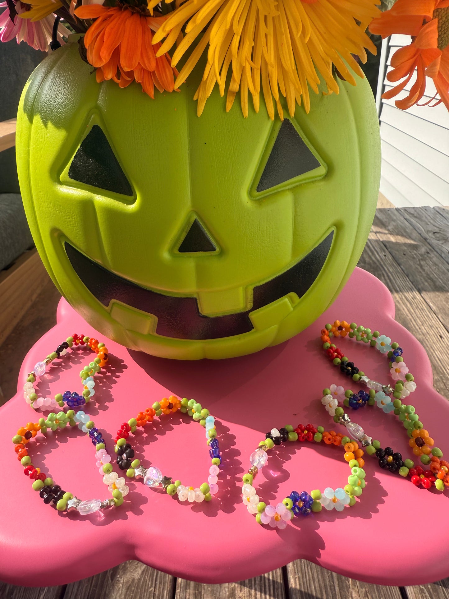 “Sacred Rainbow” Seed Bead Bracelet