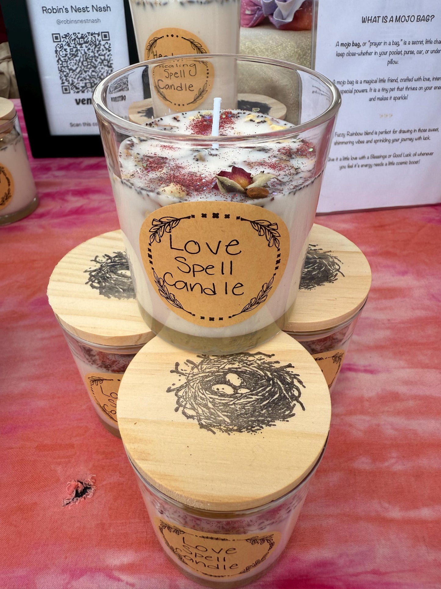 Handmade Magical Love Spell Candle