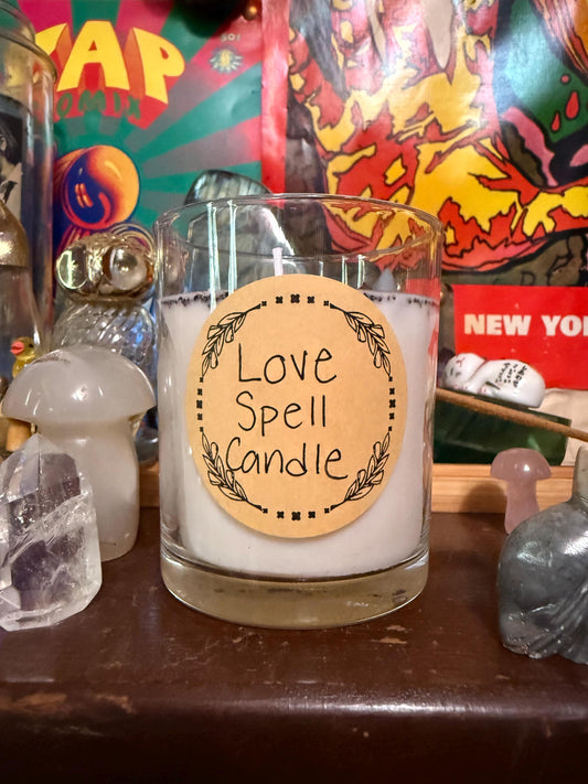 Handmade Magical Love Spell Candle