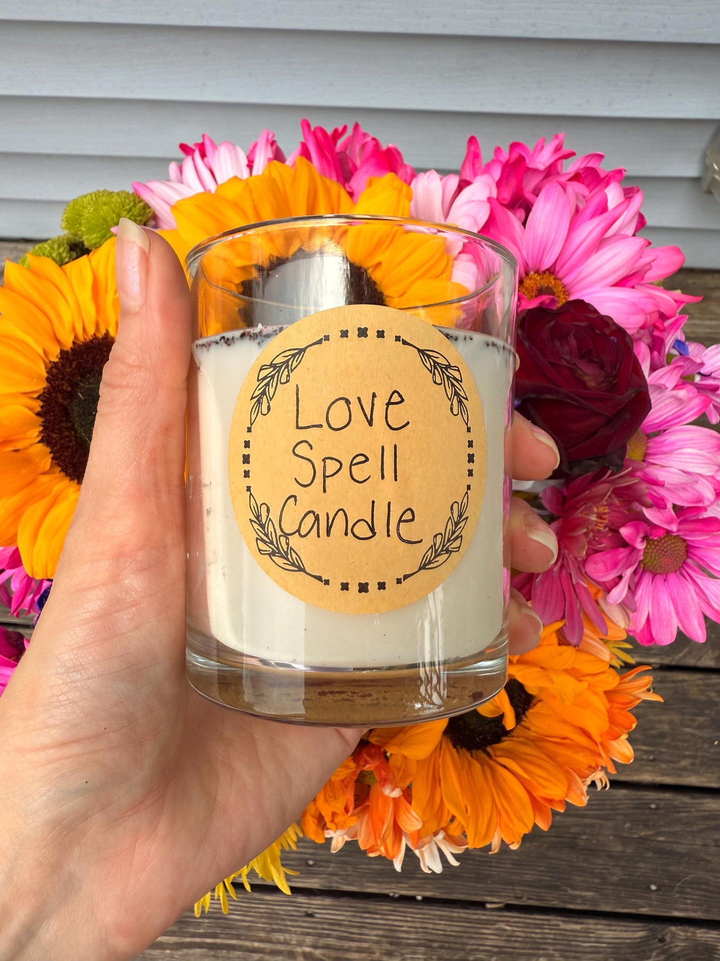 Handmade Magical Love Spell Candle
