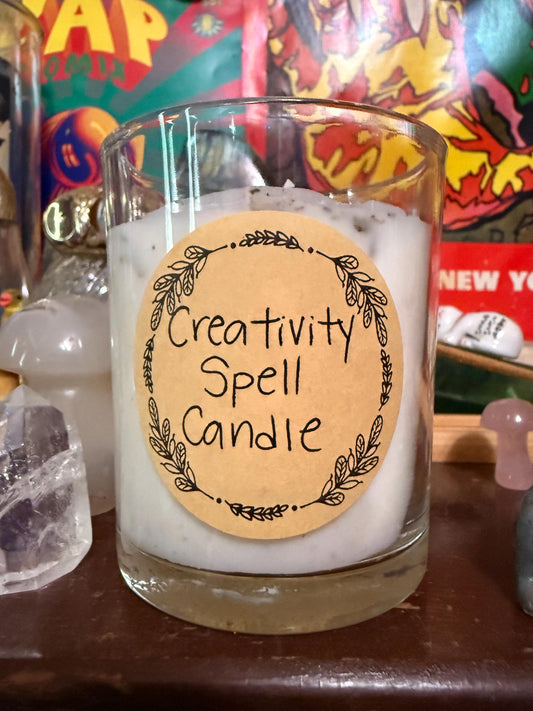 Handmade Magical Creativity Spell Candle