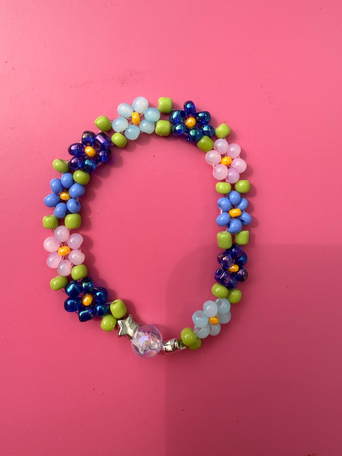 “Garden of Calm” Seed Bead Bracelet