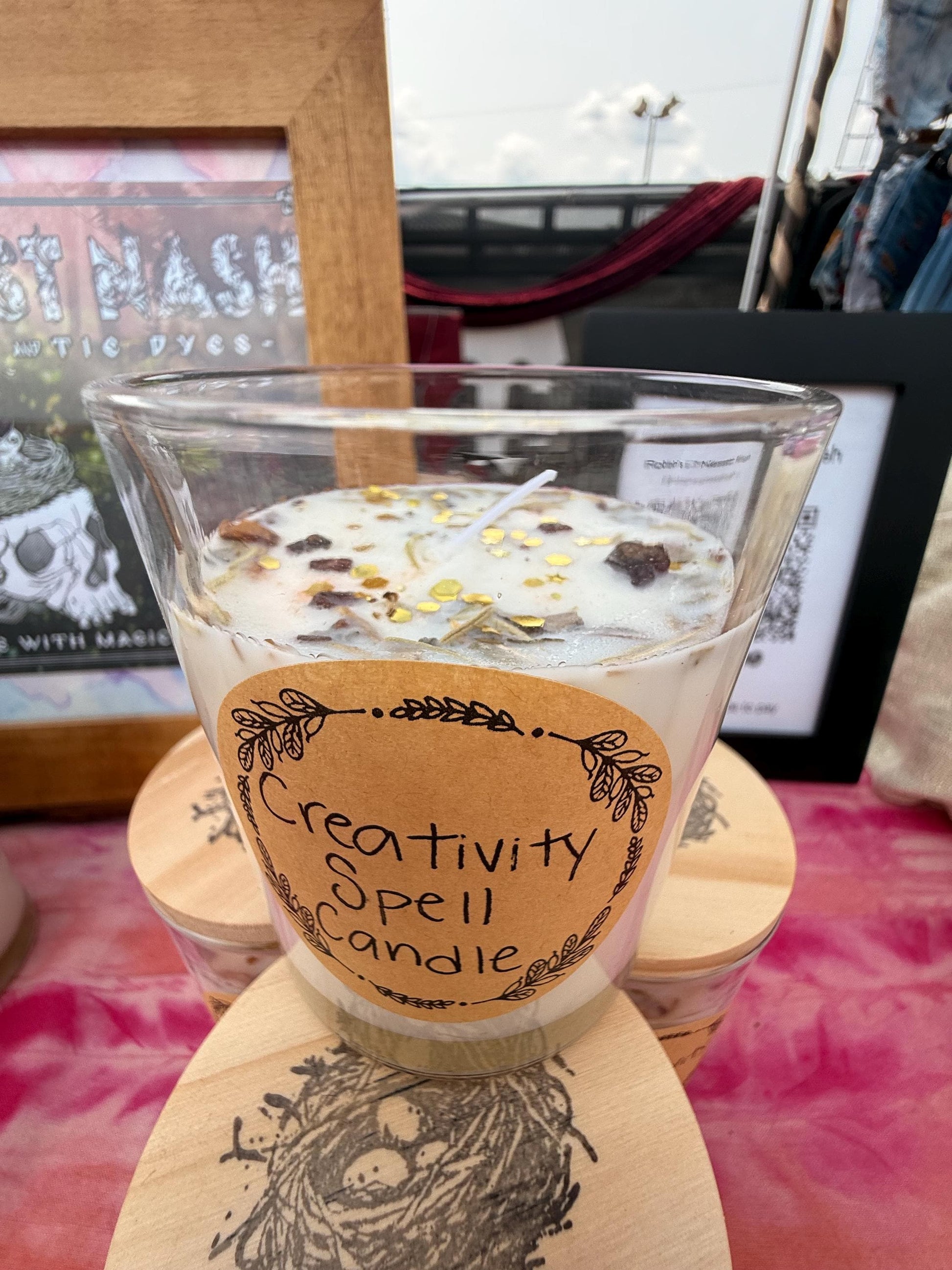 Handmade Magical Creativity Spell Candle