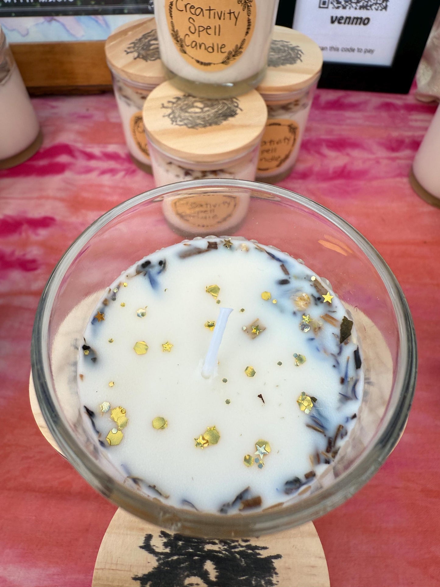Handmade Magical Abundance Spell Candle