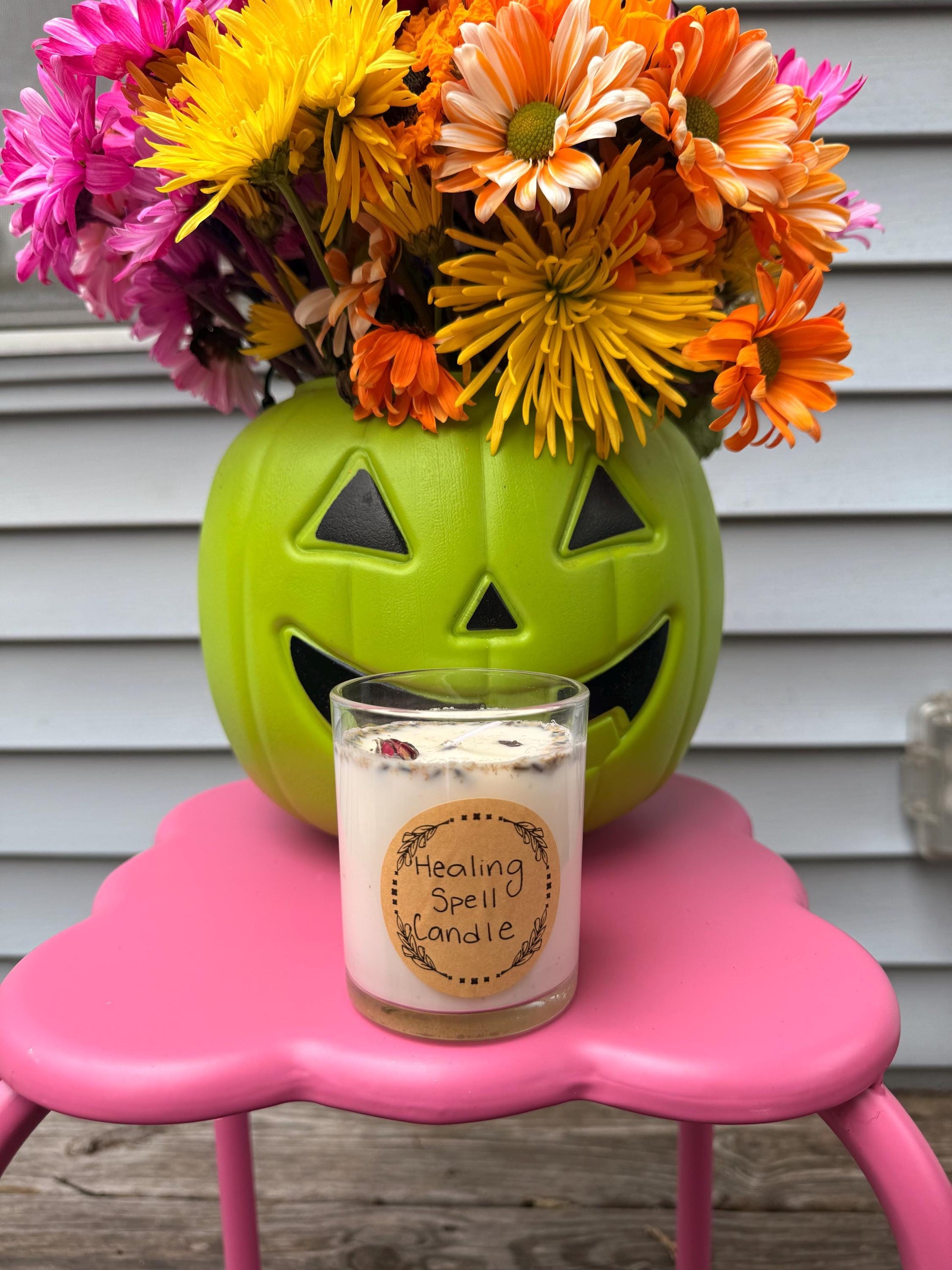 Handmade Healing Magical Spell Candle