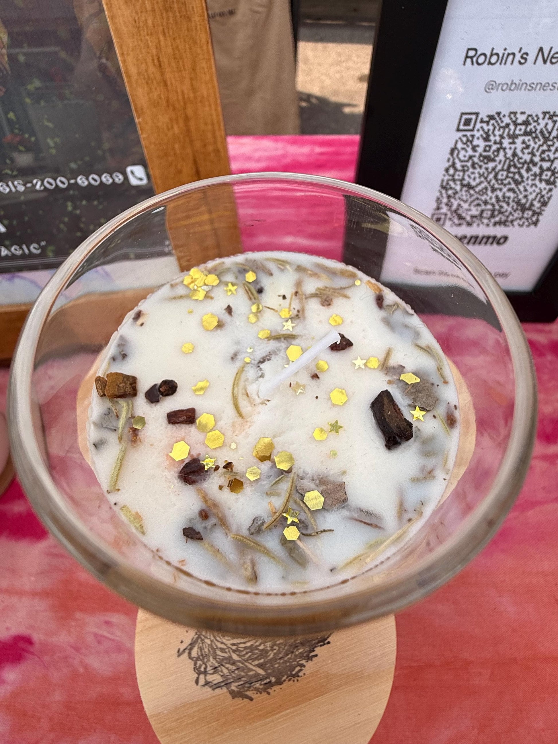 Handmade Magical Creativity Spell Candle