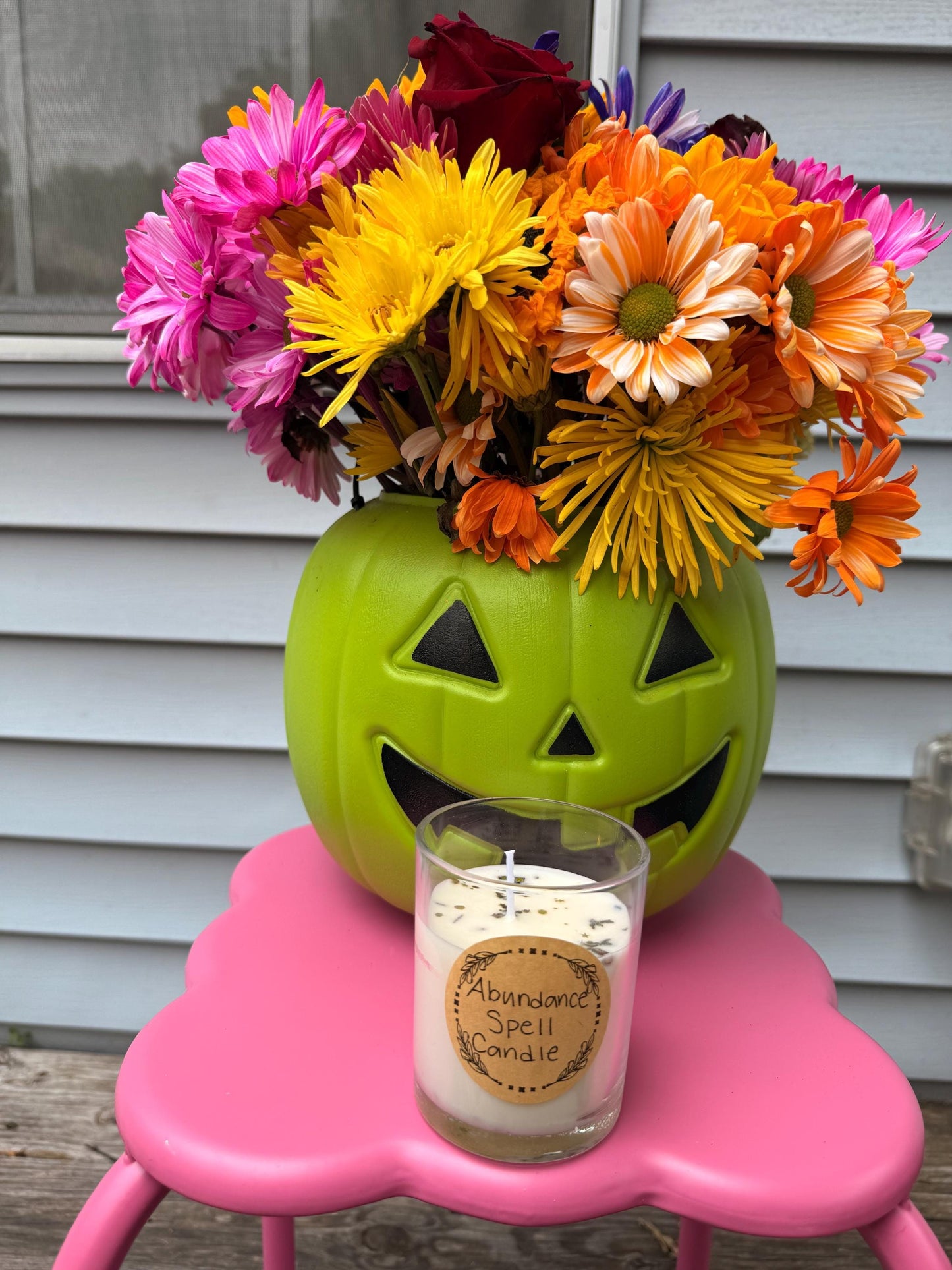 Handmade Magical Abundance Spell Candle